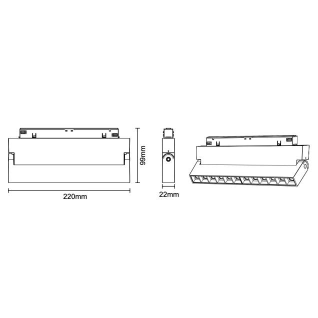 Iluminat Lyset LY-MTR-12-4-0-10V. Conține culorile: