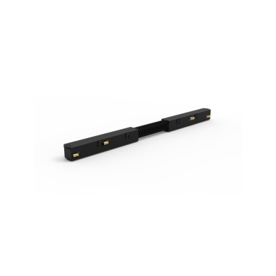Conector electrificat negru pentru sisteme de iluminat