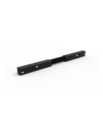 Conector electrificat negru pentru sisteme de iluminat