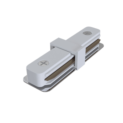 Conector liniar pentru șină de iluminat, alb