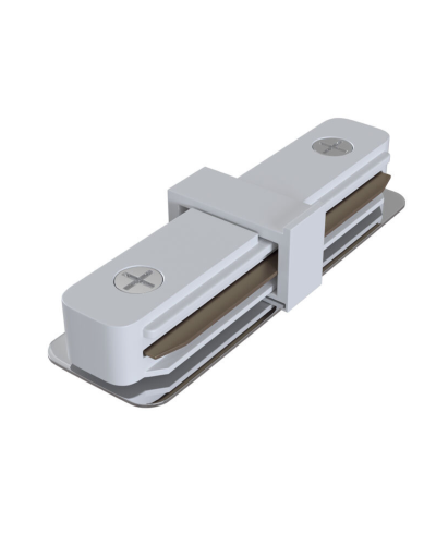 Conector liniar pentru șină de iluminat, alb