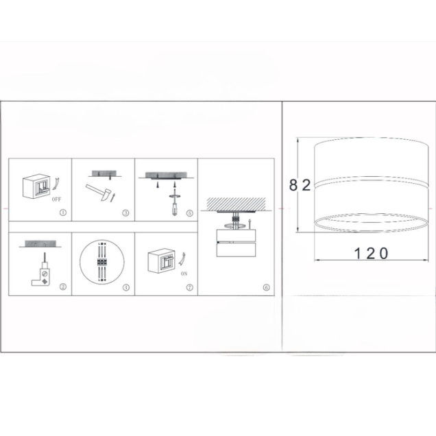 Iluminat Lyset LY10-18W. Conține culorile: