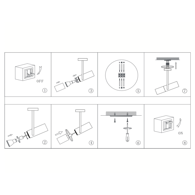 Iluminat Lyset LY11-GU10W. Conține culorile: