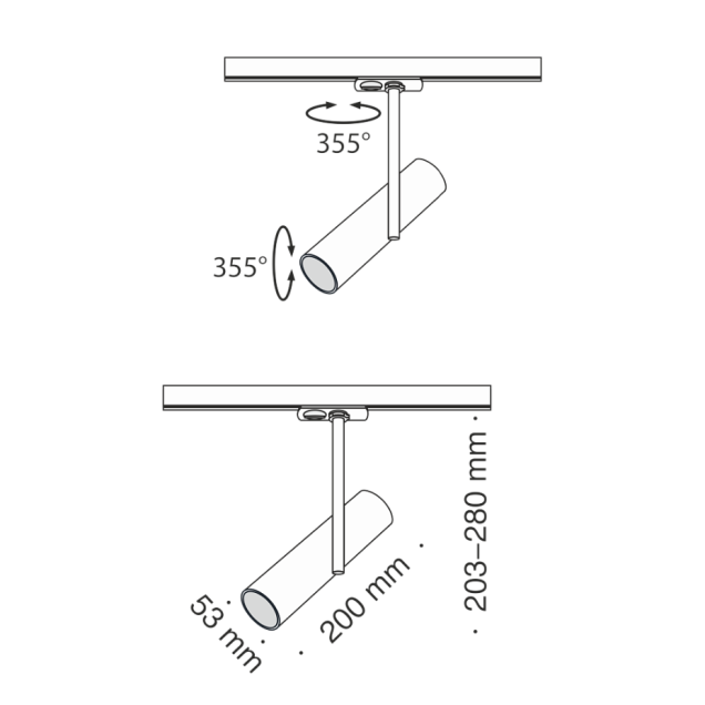 Iluminat Lyset LY11-TRGU10B. Conține culorile: