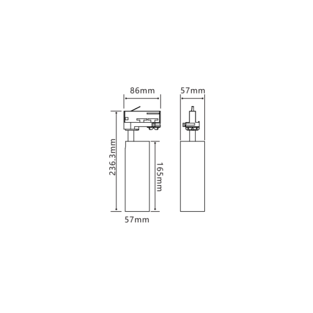 Iluminat Lyset LY19-TR15B. Conține culorile: