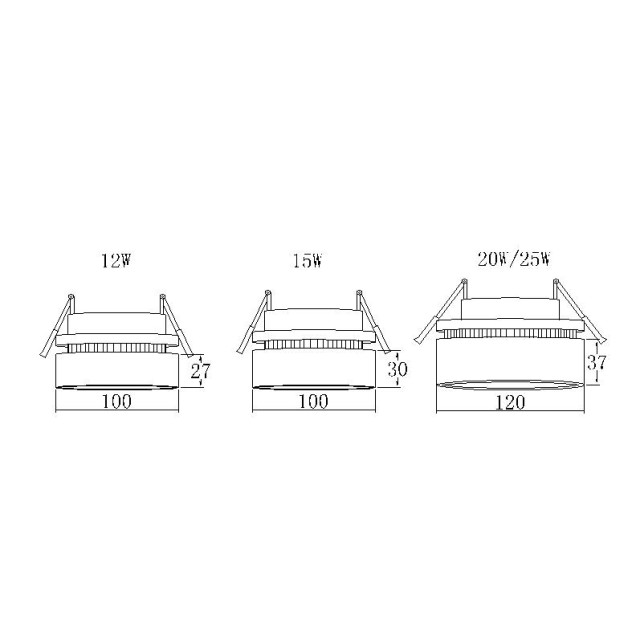 Iluminat Lyset LY33-12RECW. Conține culorile: