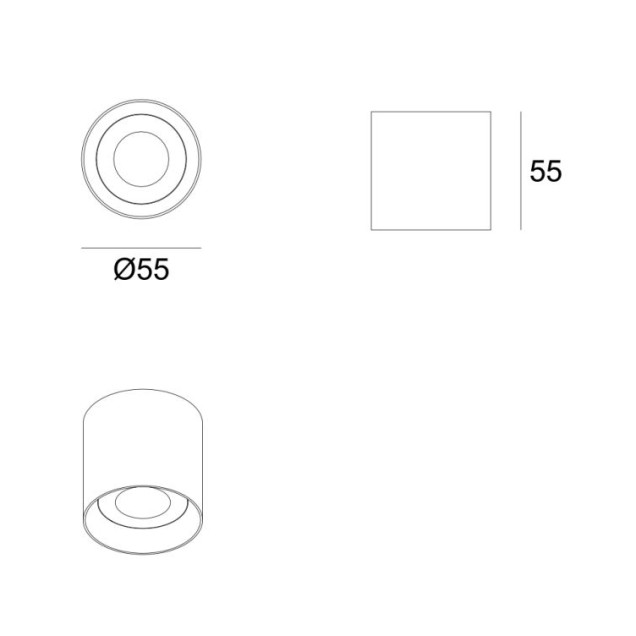 Iluminat Lyset LY59-SM10G. Conține culorile: