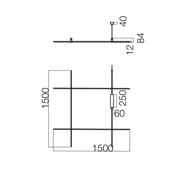 Iluminat Lyset LY9010-5B. Conține culorile: