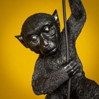 Lampă suspendată, Maimuță neagră, Chip, 38.5 x 13 x 14.5 cm