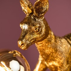 Lampă de masă, Cangur auriu, Skippie, 51 x 16 x 35 cm