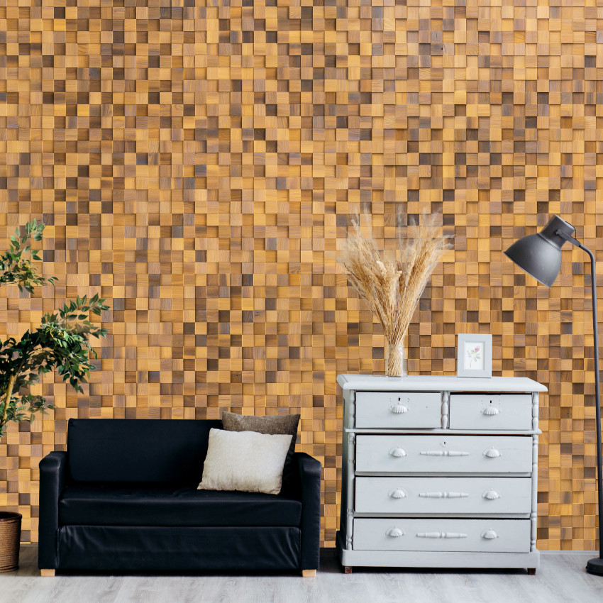 Panouri decorative din lemn Cubetti CUB20-07, material: