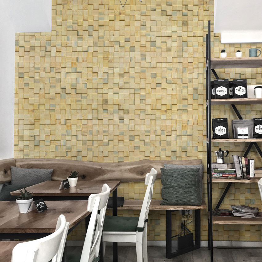 Panouri decorative din lemn Cubetti CUB20-09, material: