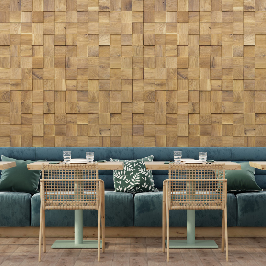 Panouri decorative din lemn Cubetti CUB20-13, material: