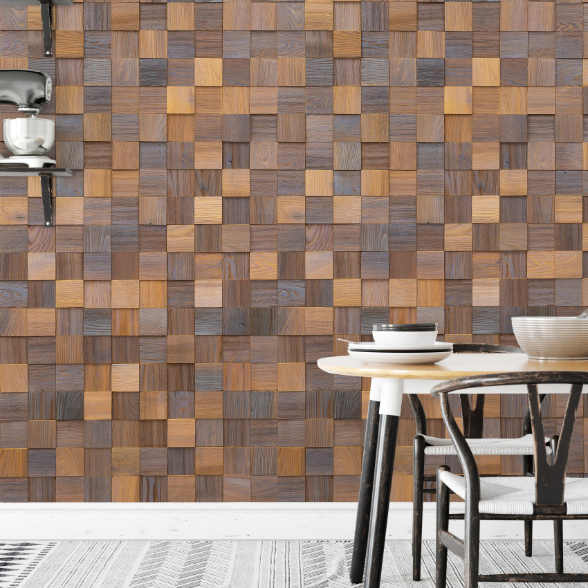 Panouri decorative din lemn Cubetti CUB20-16, material: