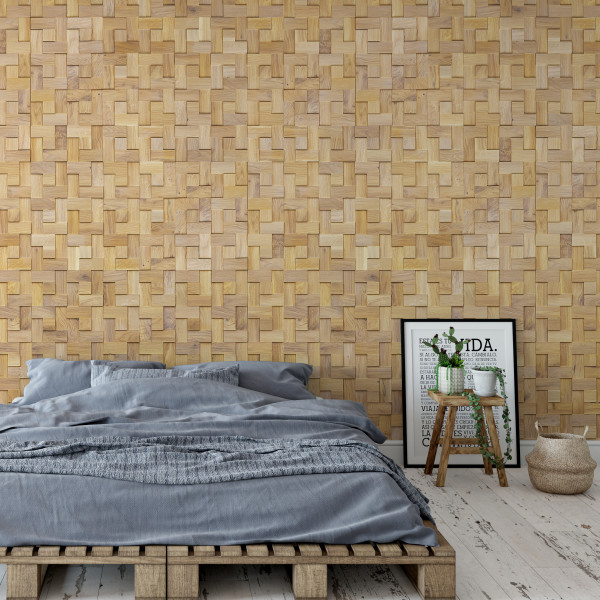 Panouri decorative din lemn de stejar, Weave Harmony