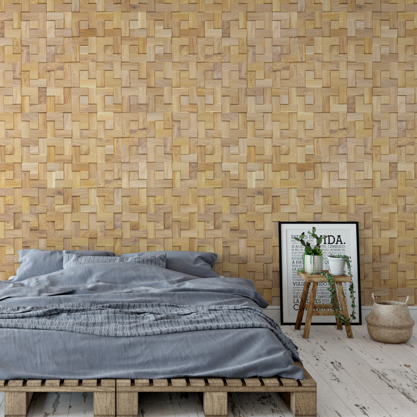 Panouri decorative din lemn Cubetti CUB20-01, material: