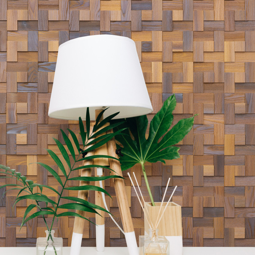 Panouri decorative din lemn Cubetti CUB20-02, material: