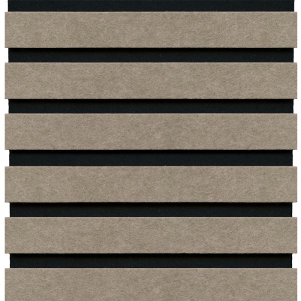 Riflaj decorativ fonoabsorbant din fetru, Dune, 240x60 cm