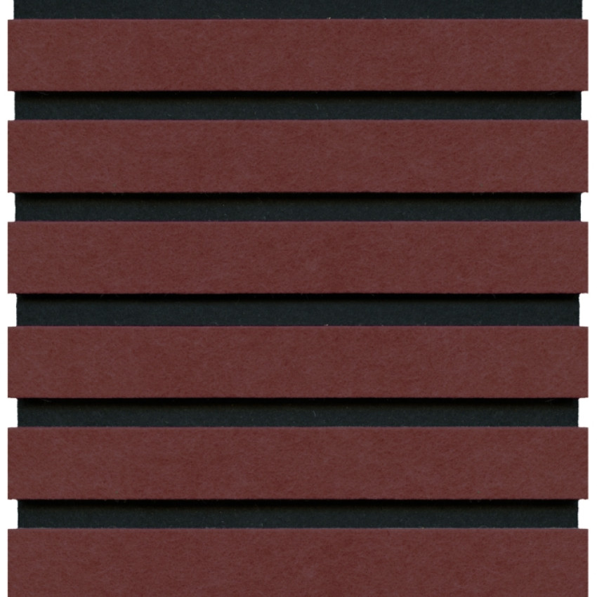 Panouri decorative riflate (riflaje) Enzo Pellini AND-R-RED-CORAL, material: