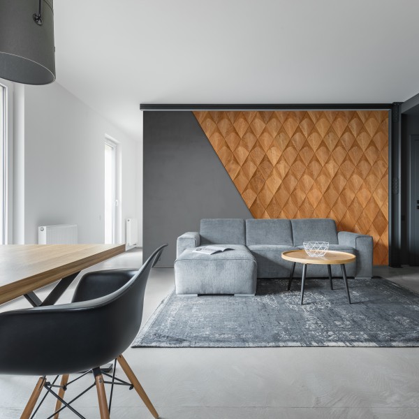 Panouri decorative 3D din lemn de stejar Caro Plus