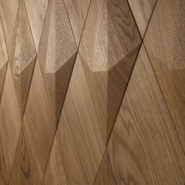 Panouri decorative 3D din lemn de stejar Caro Flat