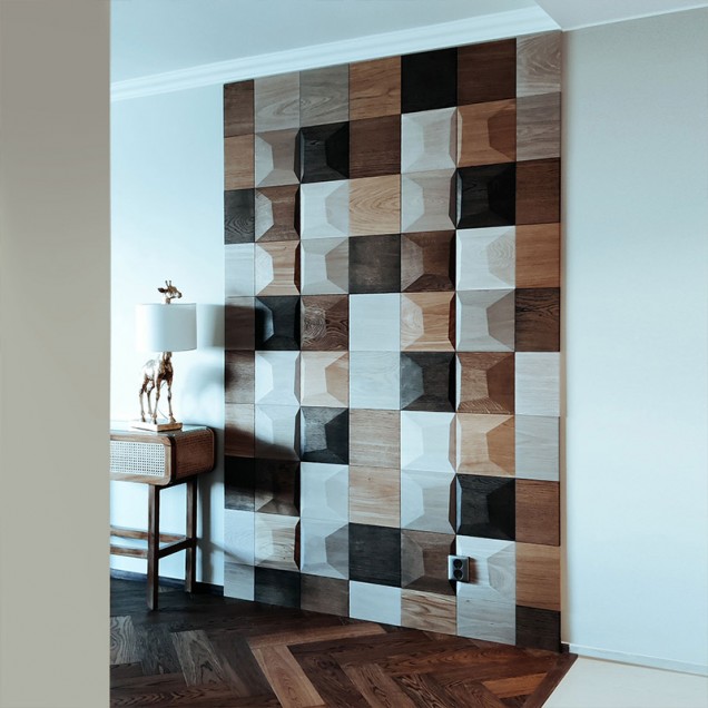 Panouri decorative din lemn FORM AT WOOD FRM-E03, material: