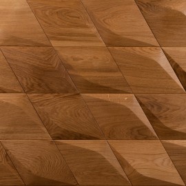 Panouri decorative 3D din lemn de stejar Caro Minus