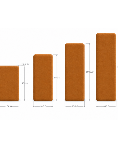 Panou tapițat Cvadrat, auriu, Simply Wall Panels