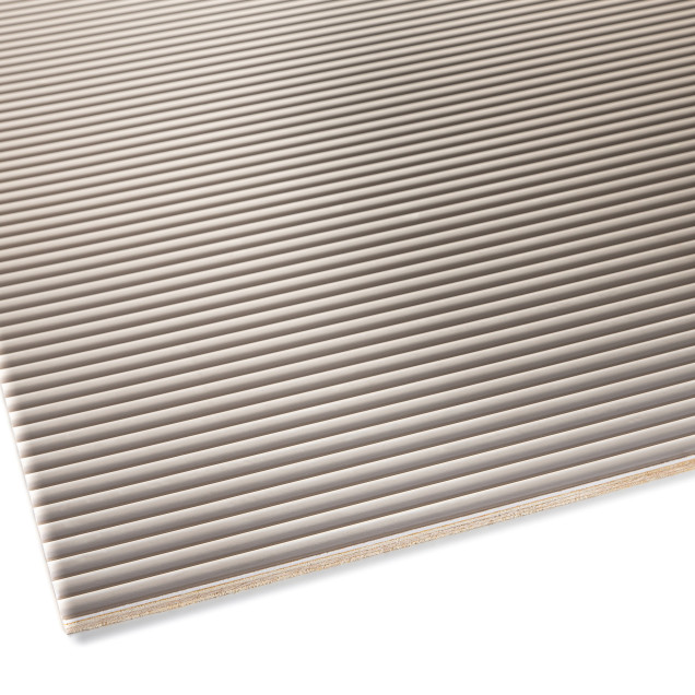 Panou decorativ flexibil Cream Taupe, cu design riflat