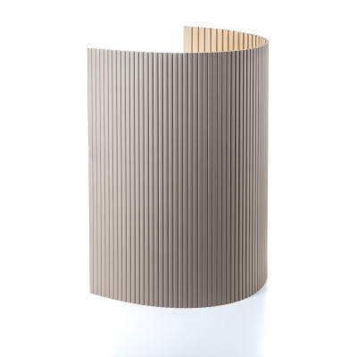 Panou decorativ flexibil Cream Taupe, cu design riflat