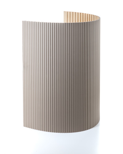 Panou decorativ flexibil Cream Taupe, cu design riflat