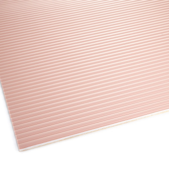 Panou decorativ flexibil riflat, Pastel Blush
