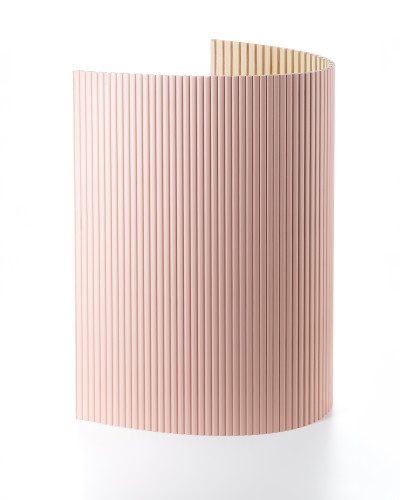 Panou decorativ flexibil riflat, Pastel Blush