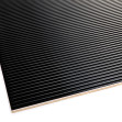 Panou decorativ flexibil metalizat JP-15, Piano Black, 280 x 120 x 0.9 cm, JP Decor