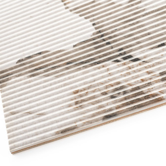 Panou decorativ flexibil cu aspect de marmură Breccia