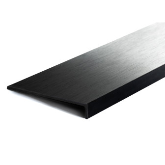 Profil de capăt  Profil de capăt negru pentru panouri decorative