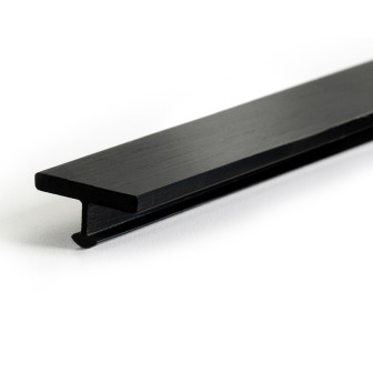 Profil conector "T", Black, 300 cm, JP Decor