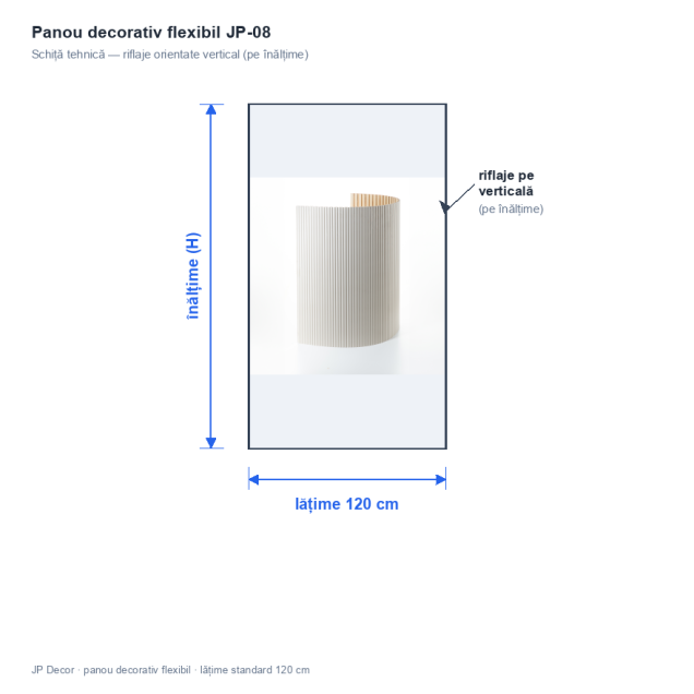 Panou decorativ flexibil sandstone bej