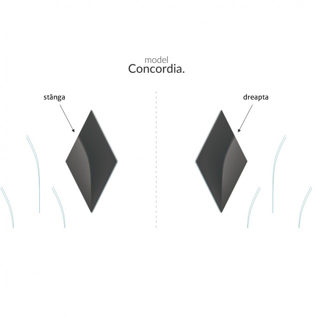 Panouri decorative 3D Kalithea KLT-Concordia, material: Polyuretan