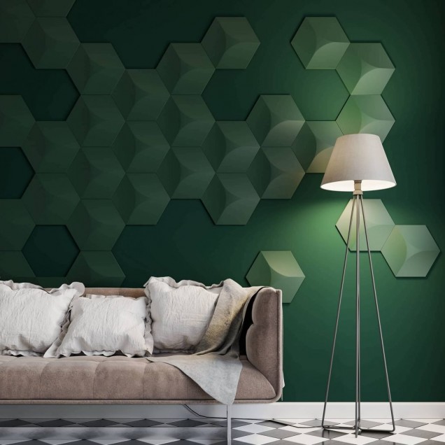 Panouri decorative 3D Kalithea KLT-Cubic, material: Polyuretan