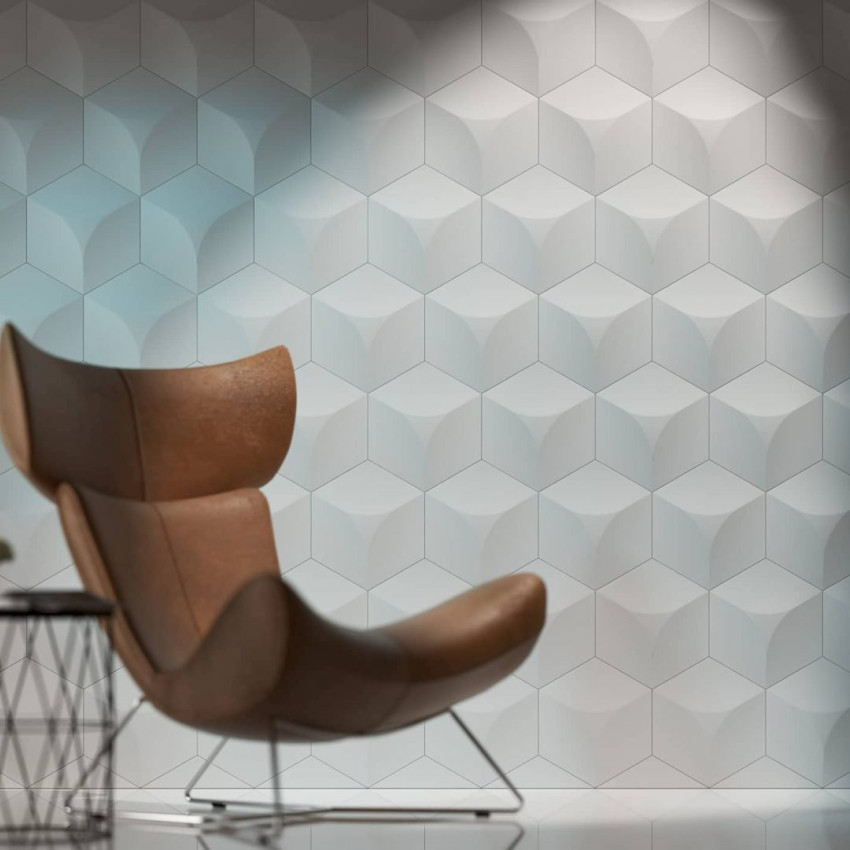Panouri decorative 3D Kalithea KLT-Cubic, material: Polyuretan