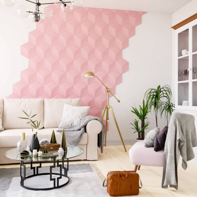 Panouri decorative 3D Kalithea KLT-Cubic, material: Polyuretan