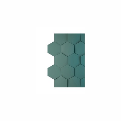 Panou decorativ Hexagon Slope, 33 X 28.6, Kalithea, Panouri decorative 3D 