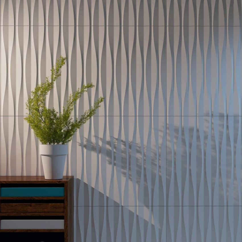 Panouri decorative 3D Kalithea KLT-Sandglass, material: Polyuretan