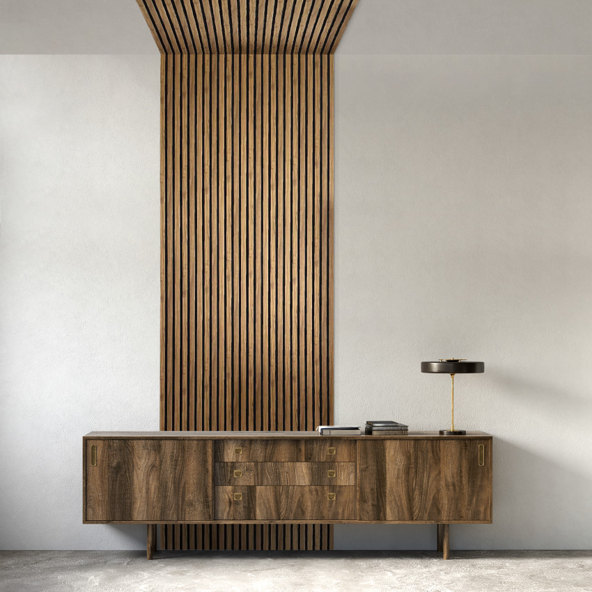 Profil stânga pentru riflaj decorativ 3D Olmo, Oak Craft
