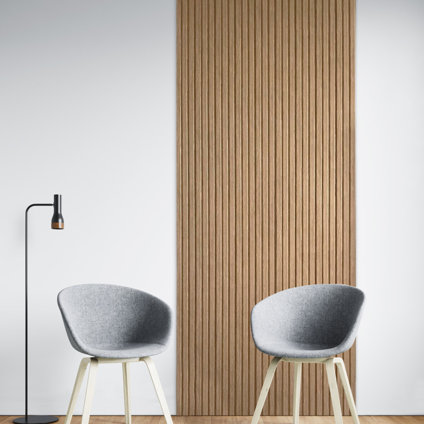 Profil stânga pentru panou riflat 3D Oak Gold II, 270x4.2cm.