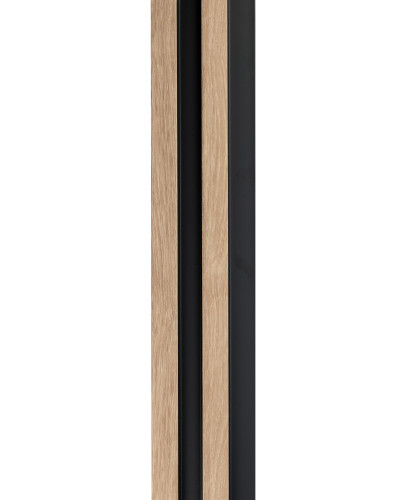 Profil stânga pentru riflaj decorativ 3D Vasco, Oak Gold, 270x6.2cm, Lamelio