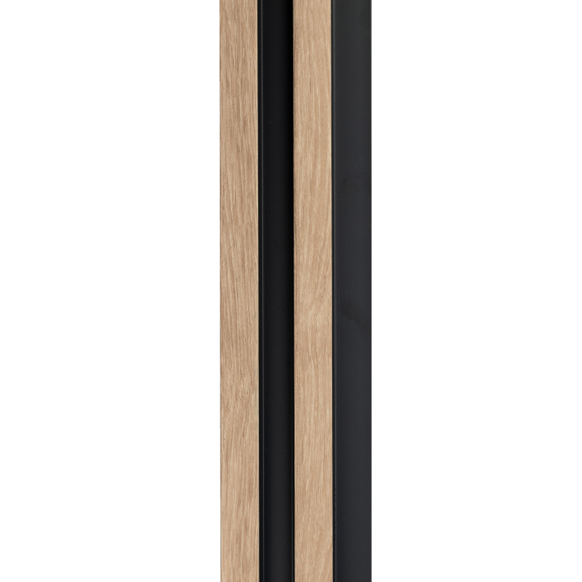 Profil dreapta pentru panou riflat 3D, cu o textură asemănătoare lemnului, în culoarea Oak Gold, 270x3.1cm.