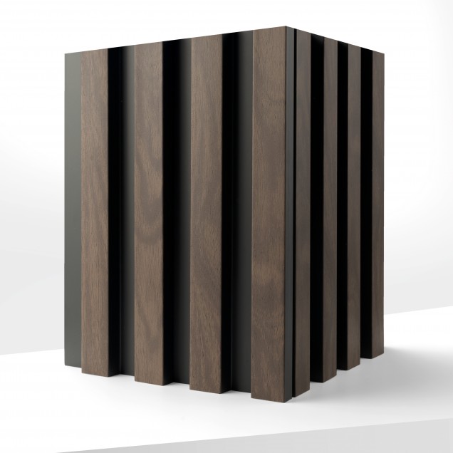 Riflaj decorativ 3D cu aspect de nuc
