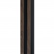 Profil dreapta pentru panou riflat 3D Vasco, Walnut, 270x3.1cm, Lamelio